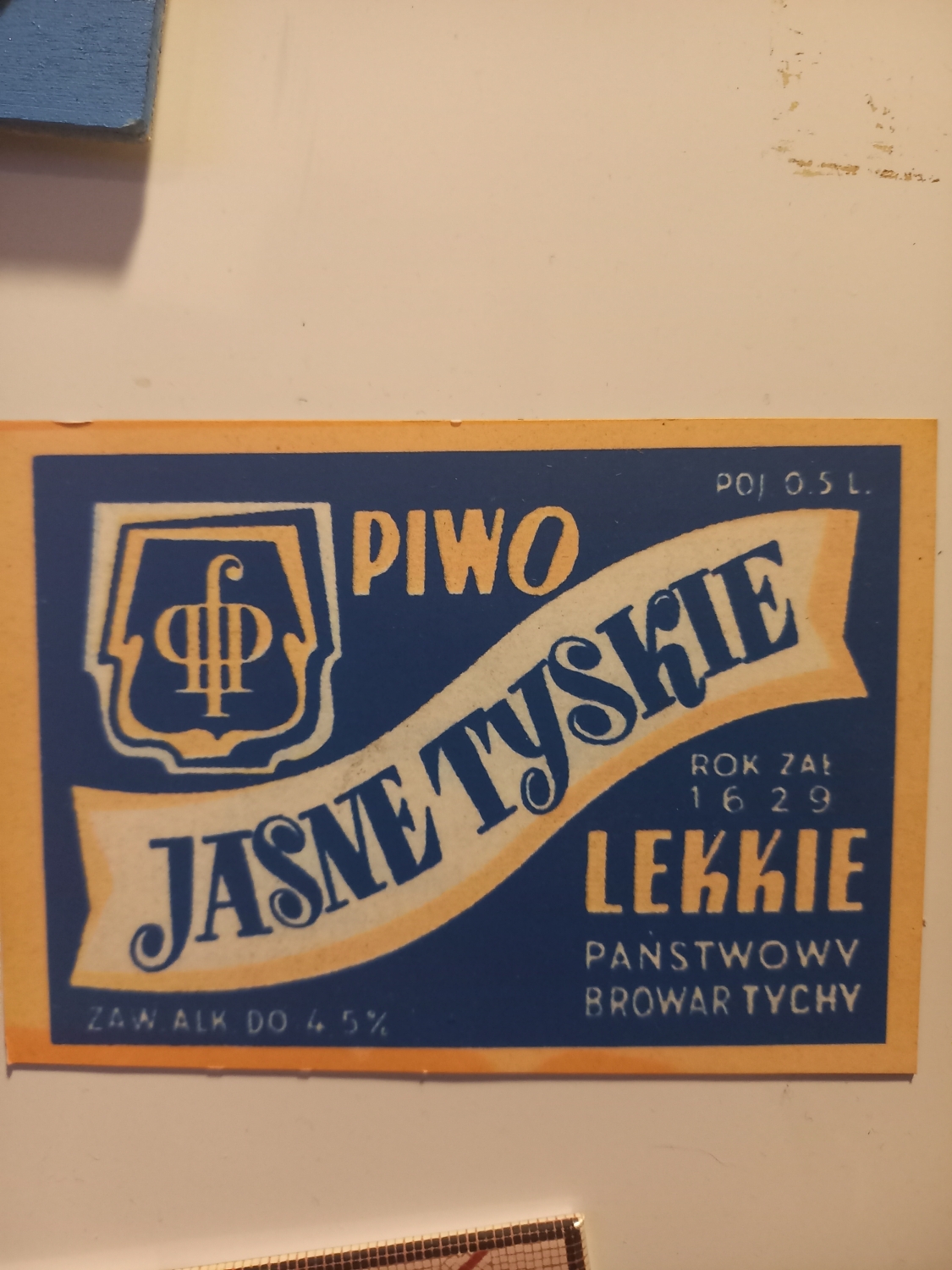 Pamiątka z browaru