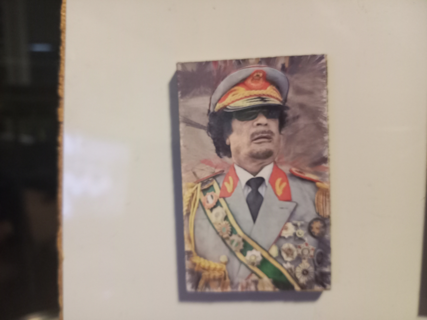 Uwielbiany (do czasu) Pan Muammar - przywódca polityczny Libii