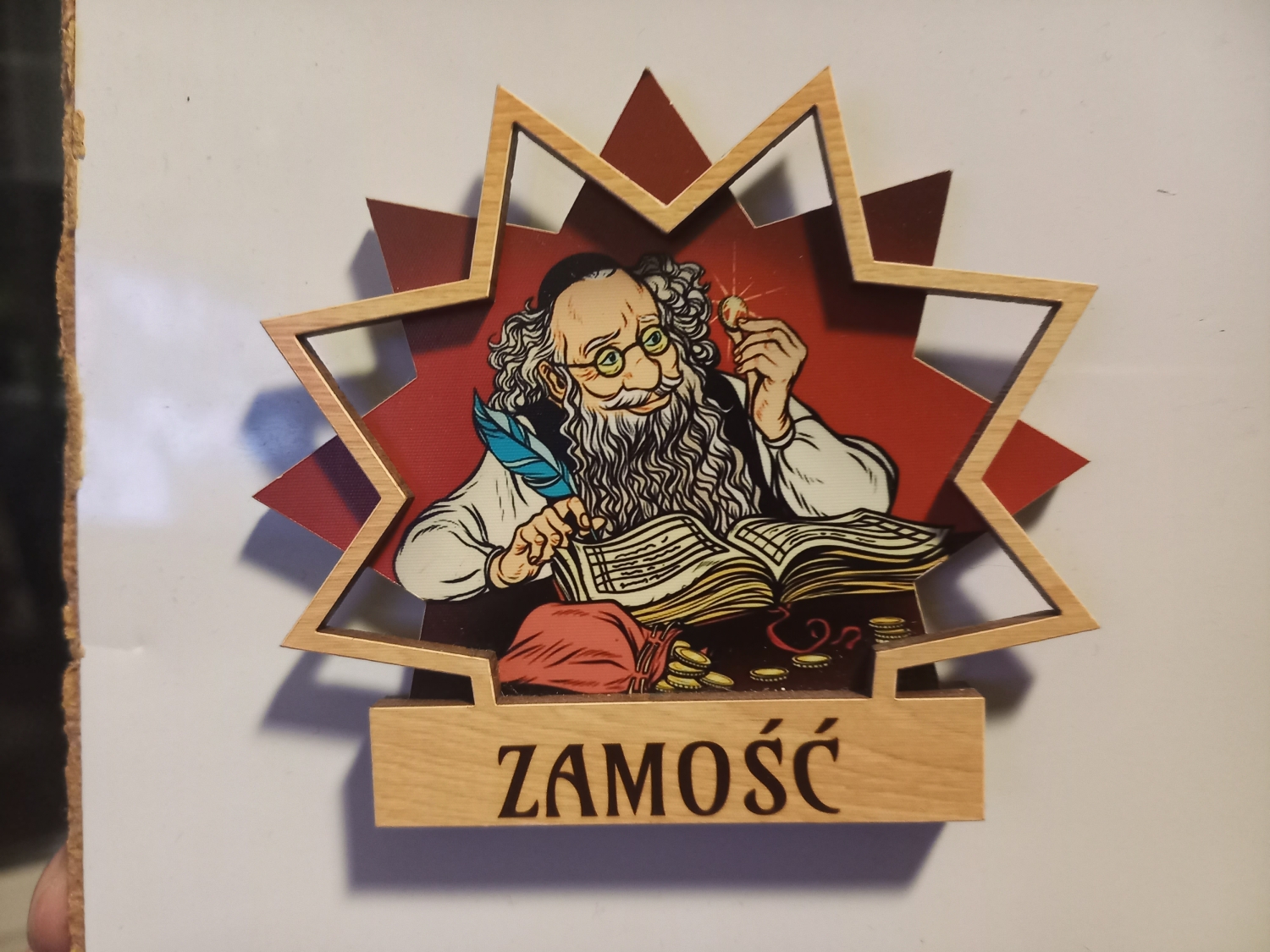 Kolejny Magnes z Zamościa przedstawiający żyda, który jakoby miał przynosić szczęście