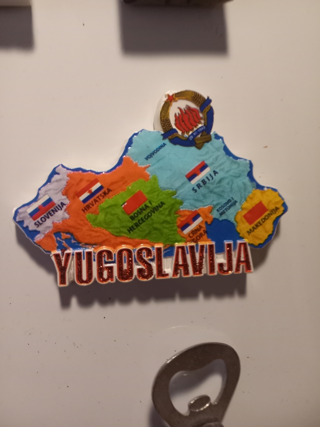Ciekawe spojrzenie na mapę byłej Jugosławii